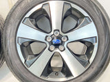 ヨコハマ ブルーアース RV-02 225/55R17  /スバル純正  7.0J+48 100-5穴 4本