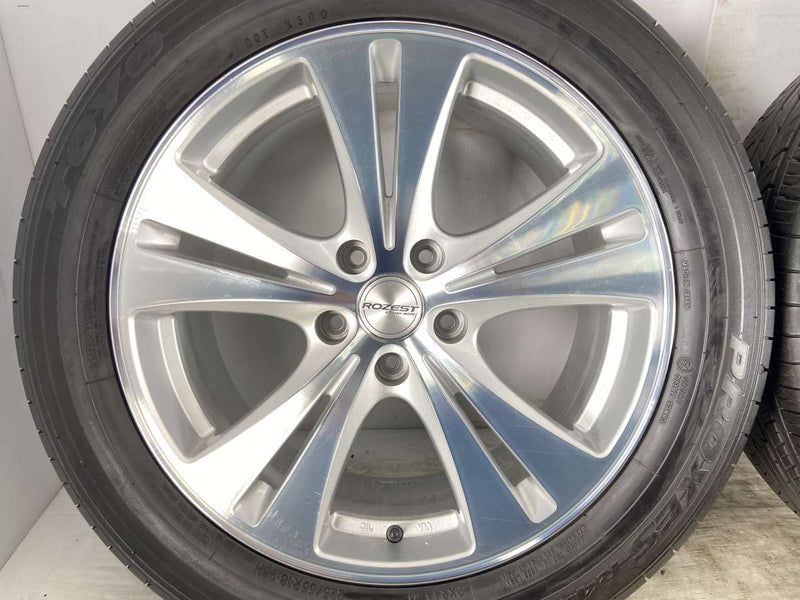 トーヨータイヤ プロクセス R44 225/55R18 /ROZEST 18x7.5 48 114.3-5穴