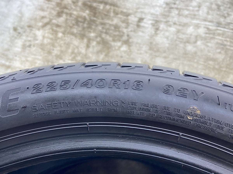 ブリヂストン TURANZA T005 225/40R18  2本