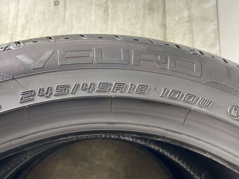 ダンロップ VEURO VE304 245/45R18  2本