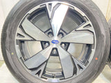ブリヂストン デューラー H/P SPORT 225/55R18  /スバル純正  7.0J+48 114.3-5穴 4本