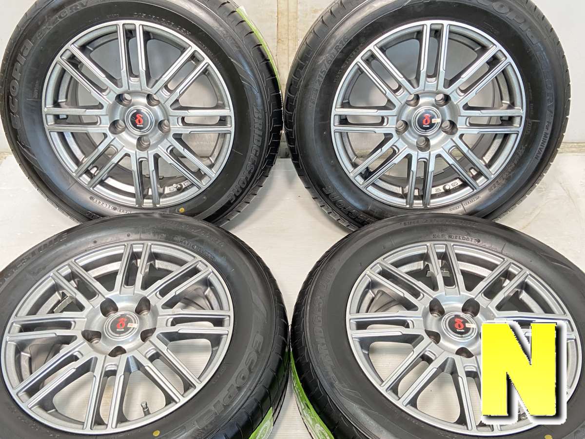 ブリヂストン EX20RV 215/60R16 /　 TIRADO 6.5J+38 114.3-5穴 4本