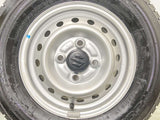 ブリヂストン W300 145R12 6PR /スズキ純正  3.5J+ 100-4穴 4本