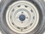 ダンロップ ウィンターマックス SV01 145/80R12・145R12 /　 キャロウィン 3.5J+・3.5J+ 100-4穴 4本
