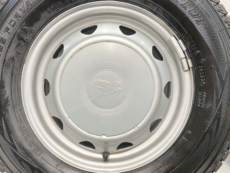 ダンロップ ウィンターマックス SV01 145/80R12 80/78N LT /　 キャロウィン 3.5J+ 100/110/114.3-4穴 4本