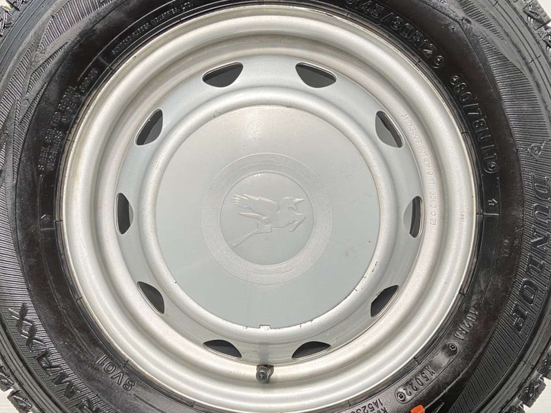 ダンロップ ウィンターマックス SV01 145/80R12 80/78N LT /　 キャロウィン 3.5J+ 100/110/114.3-4穴 4本