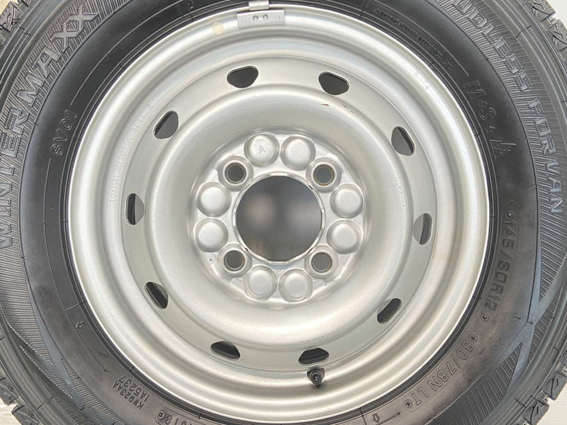 ダンロップ ウィンターマックス SV01 145/80R12 80/78N LT /　  3.5J+ 100-4穴 4本