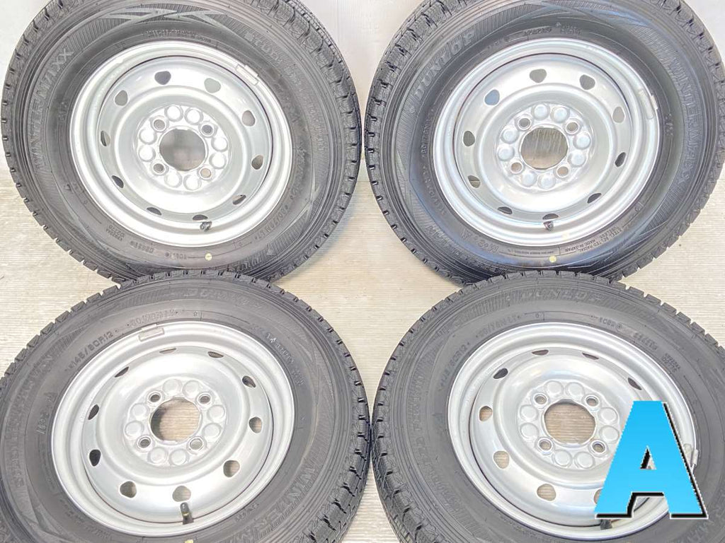 ダンロップ ウィンターマックス SV01 145/80R12 80/78 LT /　 3.5J+ 100-4穴 4本