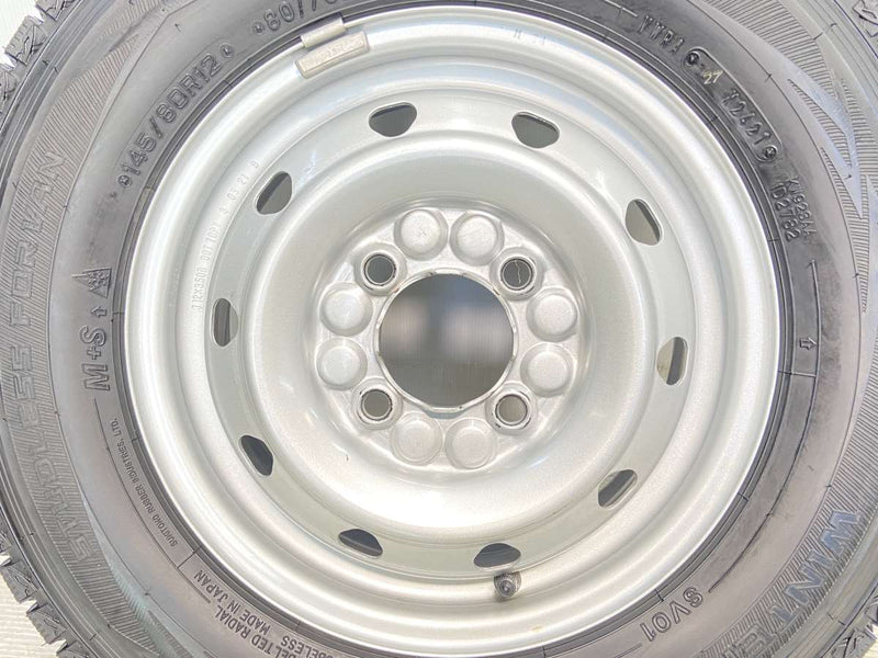 ダンロップ ウィンターマックス SV01 145/80R12 80/78 LT / 3.5J+ 100-4穴 4本