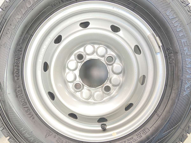 ダンロップ ウィンターマックス SV01 145/80R12 80/78 LT / 3.5J+ 100-4穴 4本