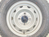 グッドイヤー アイスナビ カーゴ 145/80R12 80/78LT /　 キャロウィン 3.5J+ 100-4穴 4本