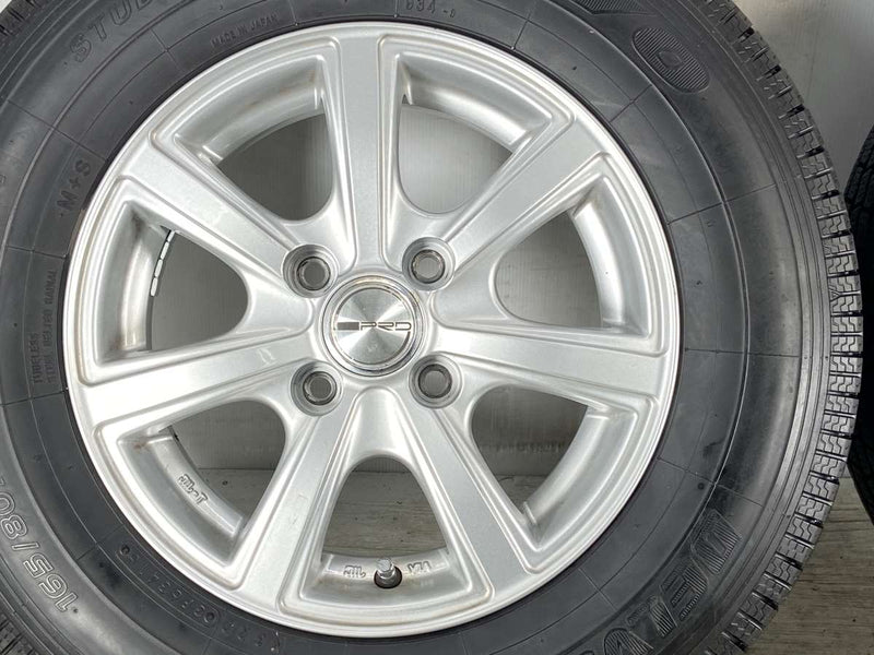 トーヨータイヤ デルベックス M934 165/80R13 90/88N LT /　 PRD 5.0J+35 100-4穴 4本