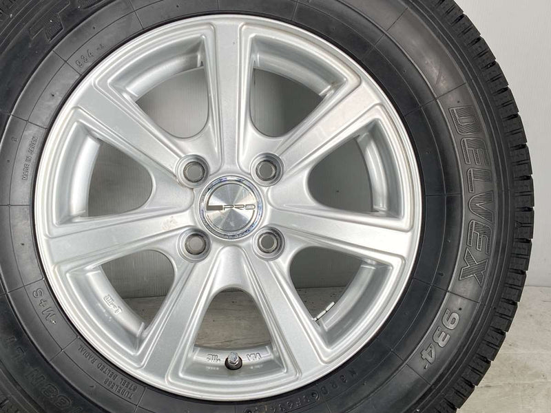 トーヨータイヤ デルベックス M934 165/80R13 90/88N LT /　 PRD 5.0J+35 100-4穴 4本