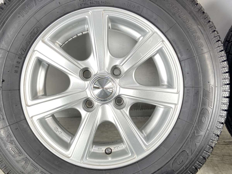 トーヨータイヤ デルベックス M934 165/80R13 90/88N LT /　 PRD 5.0J+35 100-4穴 4本