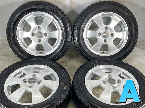 ダンロップ ウィンターマックス WM01 155/65R13  /　 PRASINO 4.0J+42 100-4穴 4本