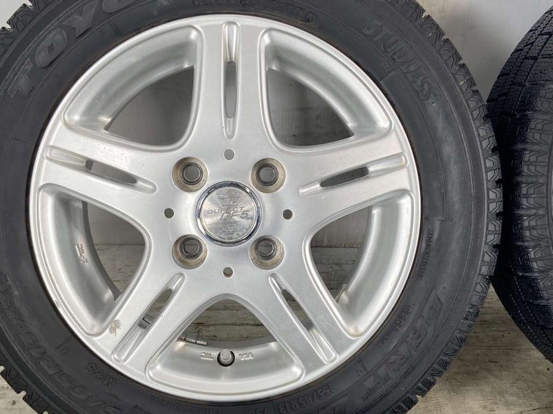 トーヨータイヤ ガリットG5 155/65R13  /　 DUFACT DF5 4.0J+43 100-4穴 4本