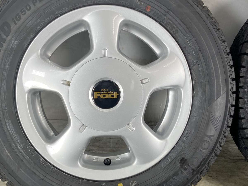 ヨコハマ アイスガード iG50 155/80R13  /　 Fact 5.0J+45 100/114.3-4穴 4本