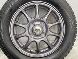 ブリヂストン ブリザック VRX 155/65R13  /　 デュプレックス 4.0J+42 100-4穴 4本