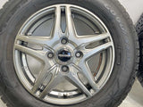 グッドイヤー アイスナビ 6 145/80R13  /　 WAREN 4.0J+45 100-4穴 4本