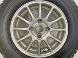 ブリヂストン ブリザック VRX 155/80R13  /　 ECO FORME 4.5J+35 100-4穴 4本