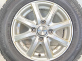 ダンロップ ウィンターマックス WM02 145/80R13  /　 MACBES MB8 4.0J+42 100-4穴 4本
