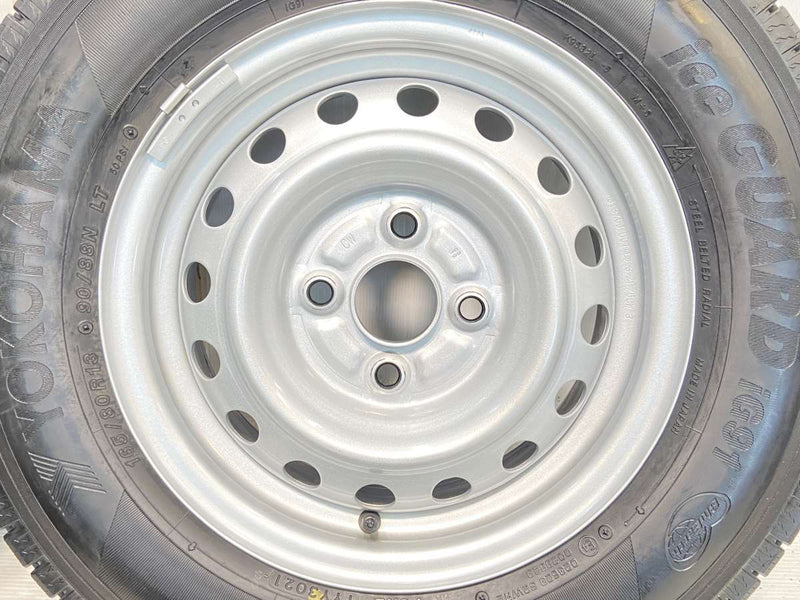 ヨコハマ アイスガード iG91 165/80R13 90/88LT /トヨタ純正 5.0J+ 100
