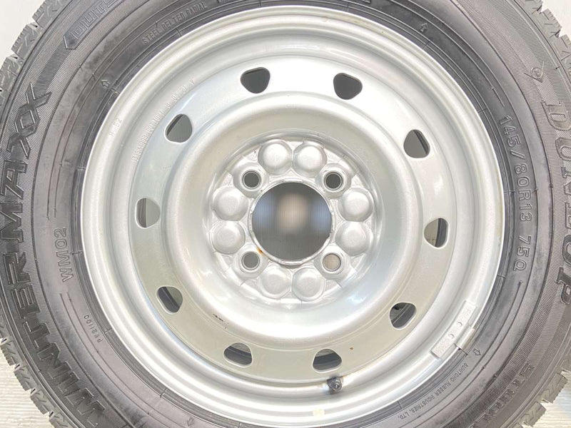 ダンロップ ウィンターマックス WM02 145/80R13 / 4.0J+ 100-4穴 4本