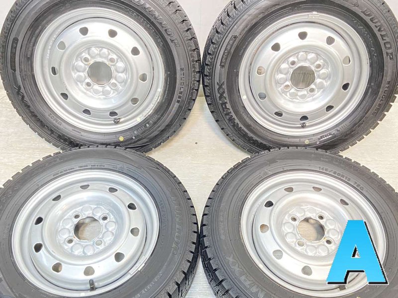 ミランさん専用②格安出品2019年ダンロップウィンターマックス145/80R13 ダンロップ ウィンターマックス WM02 145/80R13 / 4.0J+ 100-4穴 4本