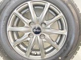 ダンロップ ウィンターマックス WM02 155/80R13  /　 ユーロスピード 5.0J+35 100-4穴 4本