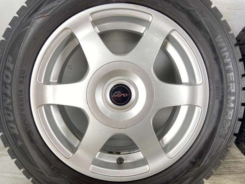 ダンロップ ウィンターマックス WM01 175/65R14 /jiro 14x5.5 35 100/114.3-4穴