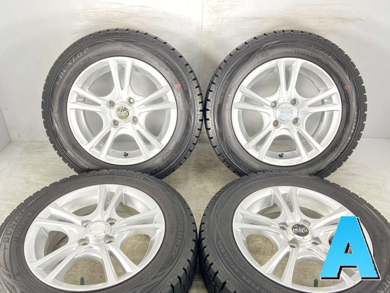 ダンロップ ウィンターマックス WM01 165/70R14 /MILVA 14x5.0 35 100-4穴