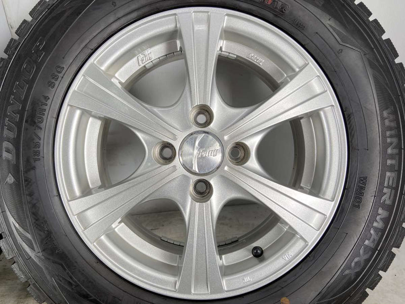 ダンロップ ウィンターマックス WM01 185/70R14 /Fang 14x5.5 42 100-4穴