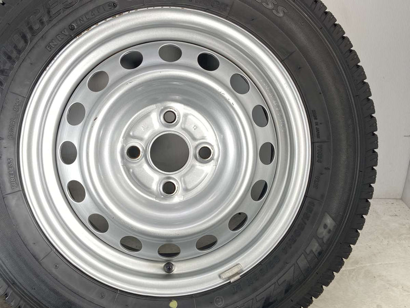 ブリヂストン ブリザック VL1 155/80R14 88/86N LT /　  5.0J+ 100-4穴 4本