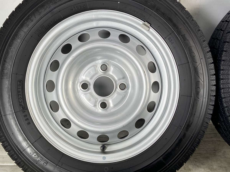 トーヨータイヤ デルベックス M934 155/80R14 88/86N LT /トヨタ純正  5.0J+ 100-4穴 4本