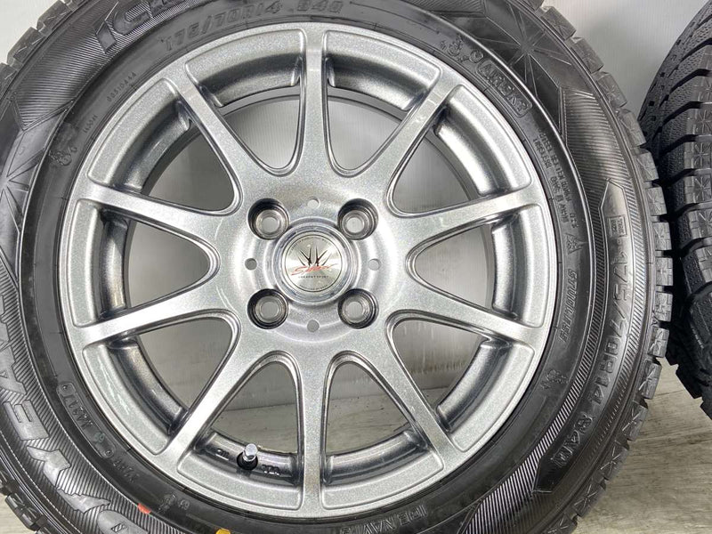 グッドイヤー アイスナビ6 175/70R14  /　  5.5J+42 100-4穴 4本