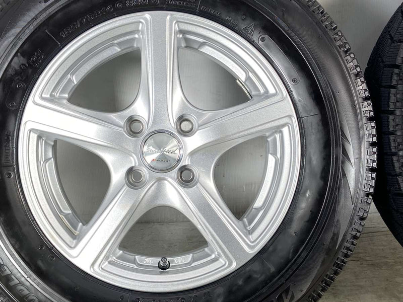 ブリヂストン ブリザックVRX 185/70R14  /　 ユーロスピード 5.5J+48 100-4穴 4本