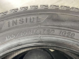 ヨコハマ アイスガード iG50 PLUS 155/65R14  2本