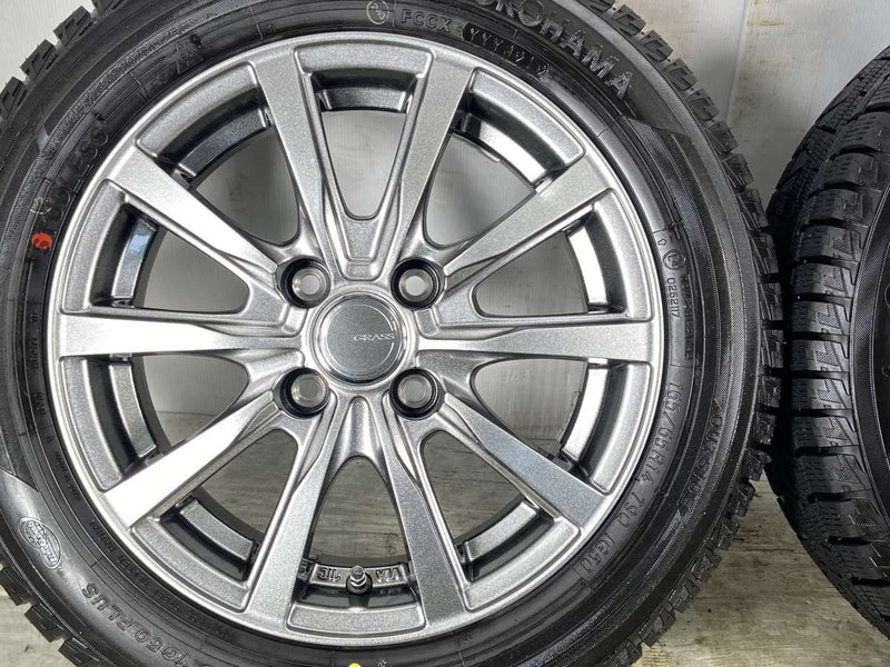 ヨコハマ アイスガードiG50プラス 165/65R14  /　 グラス 5.5J+38 100-4穴 4本