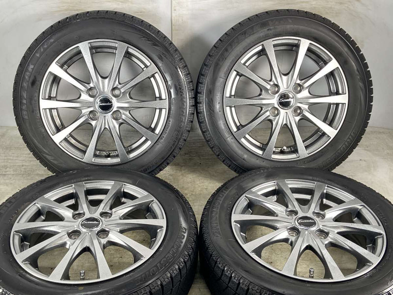 ブリヂストン ブリザック VRX 155/65R14  /　 Exceeder 4.5J+45 100-4穴 4本