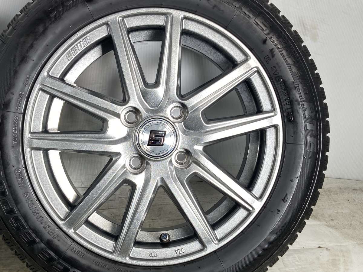 ② 【中古】オートバックスN3i 155/65R14 アルミホイール4本セット 楽天市場】155/65R14 オートバックス ノーストレック N3i レーベン