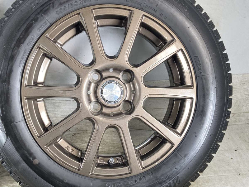 ブリヂストン アイスパートナー2 165/70R14 / B-win 5.5J+38 100-4穴 4