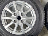 ダンロップ ウィンターマックス SV01 165/80R14 97/95N LT /　 BISON 5.0J+42 114.3-4穴 4本