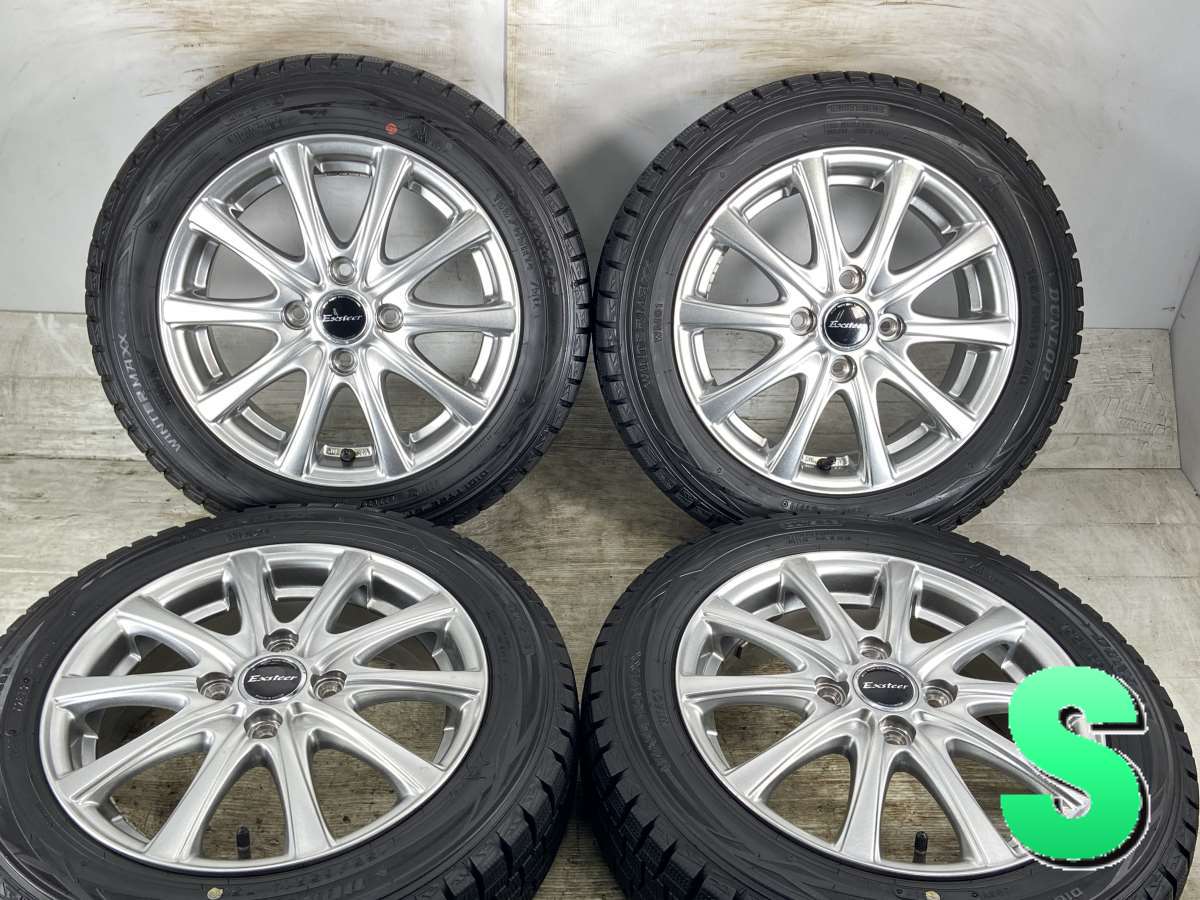 ダンロップ ウインターマックス WM01 155/65R14 / エクスター 4.5J+45