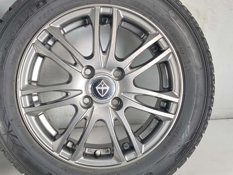 グッドイヤー アイスナビ 6 165/65R14 / VELVA 5.5J+42 100-4穴 4本