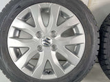 ダンロップ ウィンターマックス WM01 155/65R14  /スズキ純正  4.5J+45 100-4穴 4本