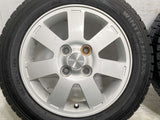 ダンロップ ウィンターマックス WM02 155/65R14  /三菱純正  4.5J+46 100-4穴 4本