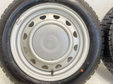 ダンロップ ウィンターマックス WM02 155/65R14  /　 キャロウィン 4.5J+ 100/114.3-4穴 4本