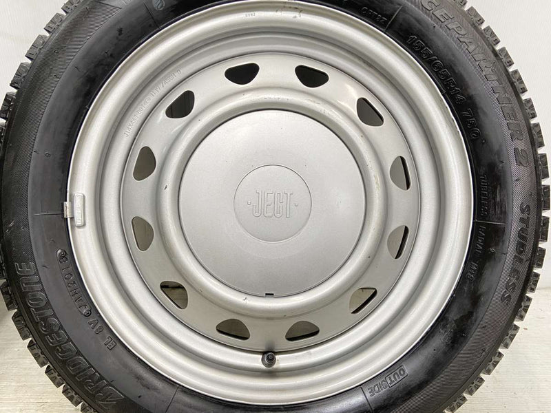 ブリヂストン アイスパートナー2 155/65R14 / JECT 4.5J+ 100/114.3-4