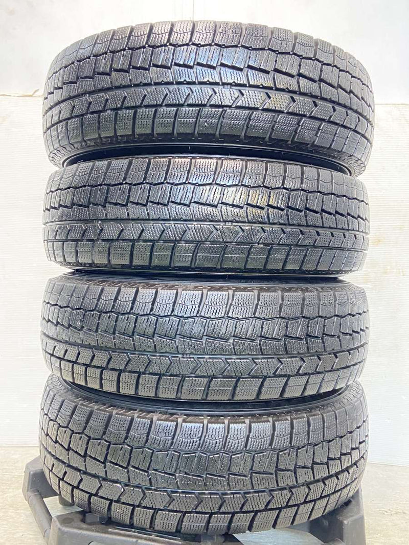 ダンロップ ウィンターマックス WM02 185/70R14  /　 キャロウィン 5.0J+ 100/114.3-4穴 4本