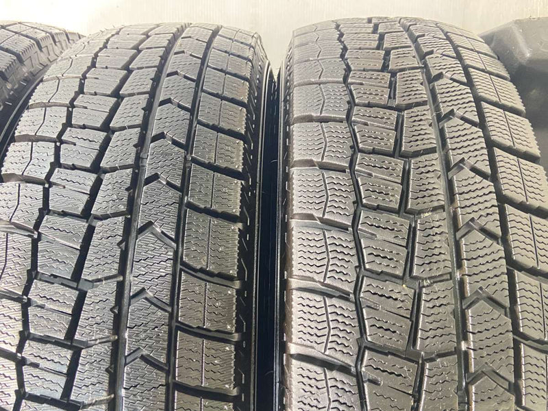 ダンロップ ウィンターマックス WM02 185/70R14  /　 SCHWARZ MV 5.0J+ 100/114.3-4穴 4本